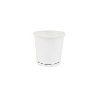 BICCHIERE CARTONCINO BIANCO 100ML (50pz/cf)