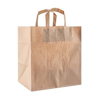 BORSA CARTA AVANA MANICO PIATTO 27+16X29 (200pz/cf)