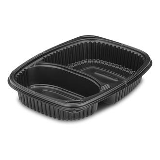 VASCHETTA MICRO NERA 1250 2 SCOMPARTI (320pz/cf) VASCHETTA MICRO NERA 1250 2 SCOMPARTI (320pz/cf)