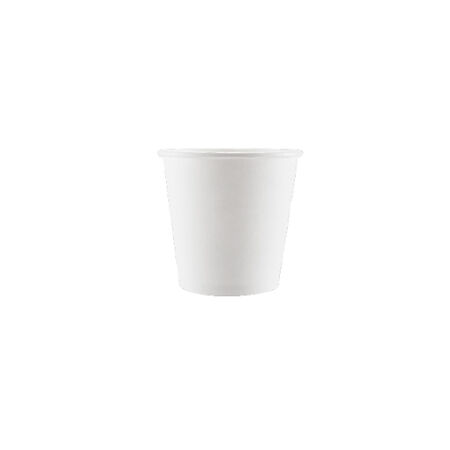 BICCHIERE CARTONCINO BIANCO 100ML - 1