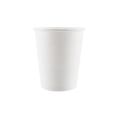 BICCHIERE CARTONCINO BIANCO L (60pz) - 1