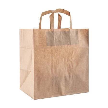 BORSA CARTA AVANA MANICO PIATTO 27+17X29 (300pz/cf) - 1