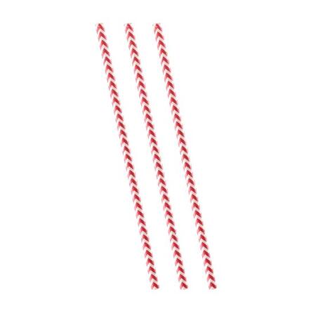 CANNUCCE CARTA ZIGZAG BIANCHE ROSSE - 1