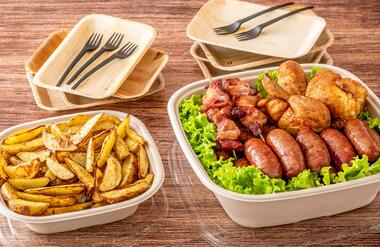 Contenitori asporto biodegradabili Maxi