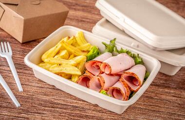 Piatto vaschetta rettangolare 600cc